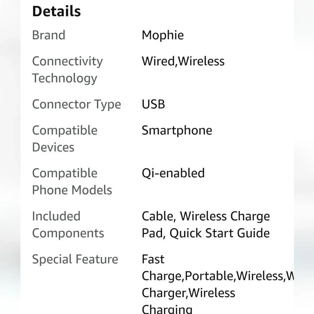 Mophie Dual Wireless Charging Pad